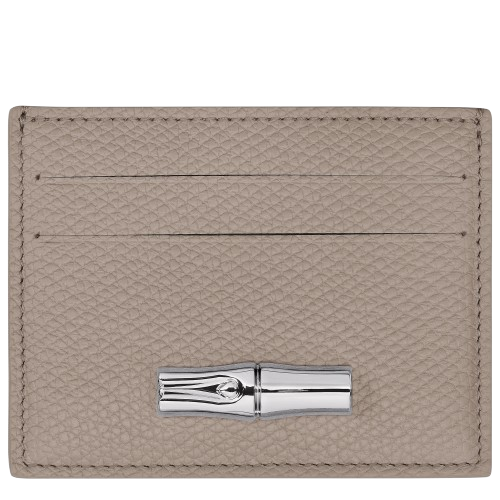 Longchamp Le Roseau Card holder Clay - Leather
