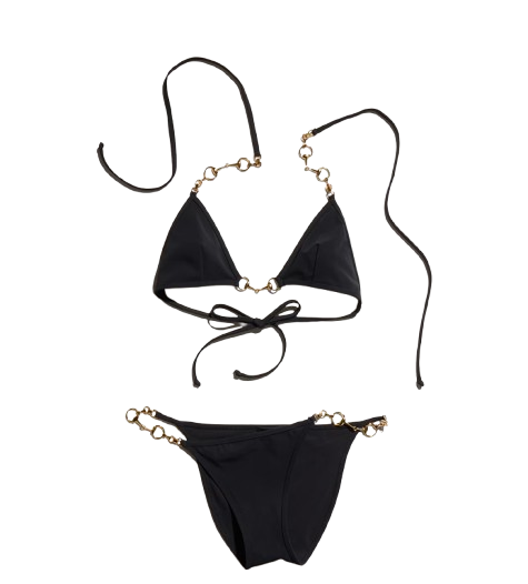 Gucci Stretch Jersey Bikini with Horsebit