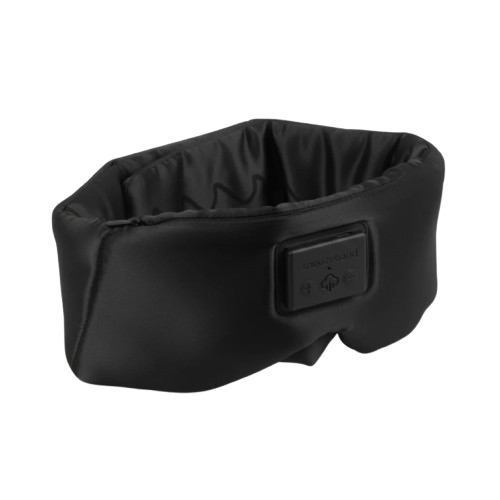 Snoozeband™ Silk - Sleep Mask with Headphones - Black