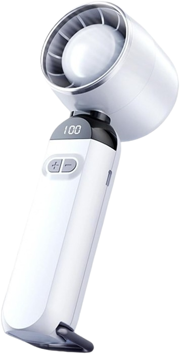 dididudi Portable Handheld Fan with Digital Display