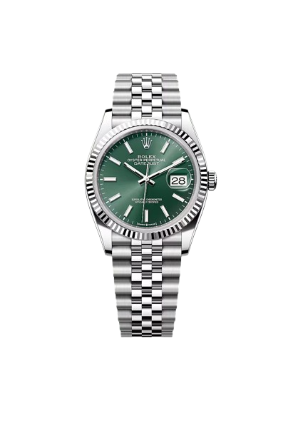 Rolex Datejust 36 Oyster 36 mm Oystersteel and White Gold