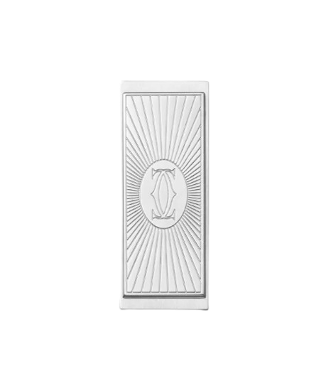 Cartier C de Cartier Décor money clip in stainless steel