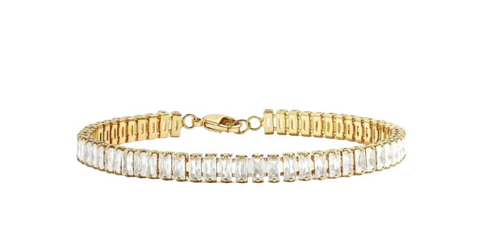 Noragem Baguette Tennis Bracelet