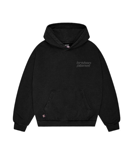 Broken Planet Star Logo Hoodie - Midnight Black