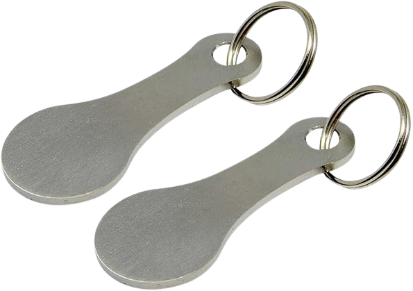 2PCS Shopping Cart Token
