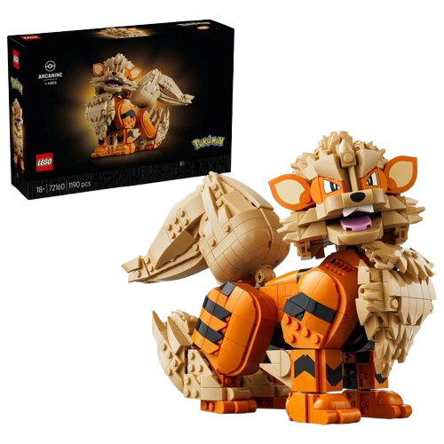 LEGO Pokémon 72160 Arcanine Set for Adults
