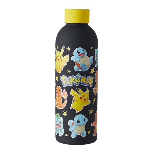 Pokemon Double Wall Stainless Steel Soft Touch Water Bottle 500ml