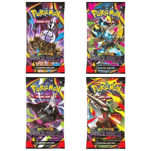 Pokémon Trading Card Game (TCG): Mega Evolution Pitch Black Booster Pack Assortment