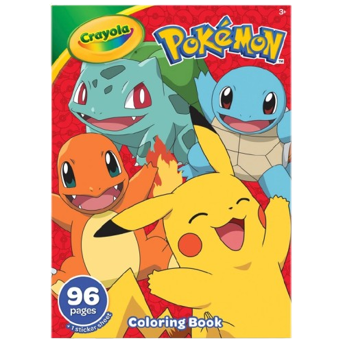 Crayola Pokémon 96 Page Colouring Book