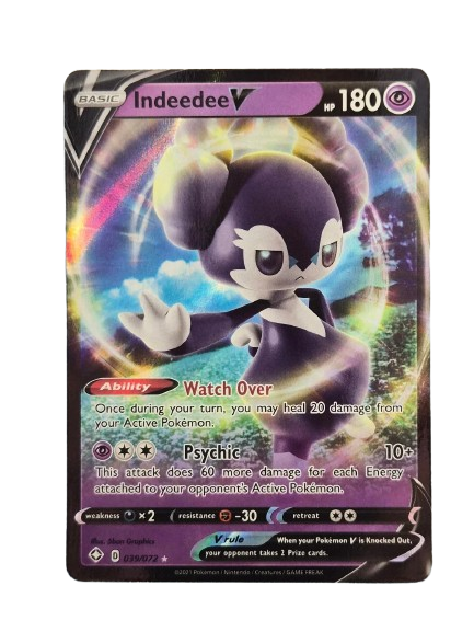 Indeedee V 039/072 Holo Shining Fates NM/M