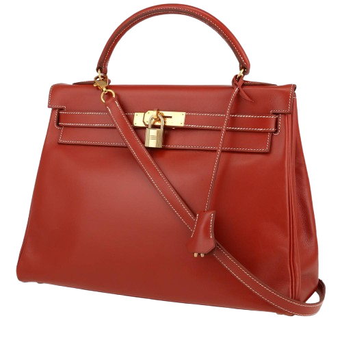 Pre-loved Hermes Kelly 32 Box Red
