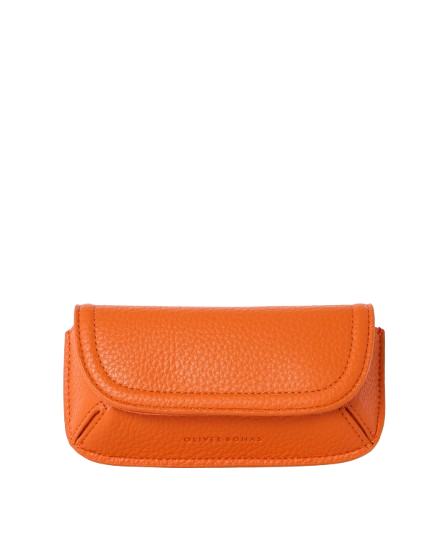 Oliver Bonas Carly Orange Sunglasses Case