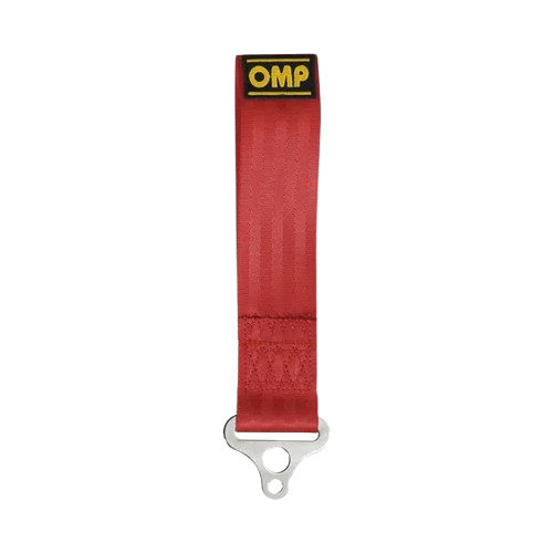 OMP Fixed Tow Strap - Red