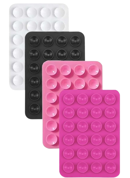 4 PCS Silicone Suction Phone Case