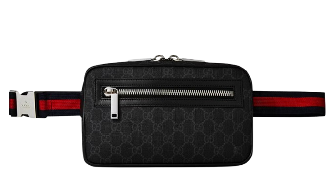 Gucci Men's Jacquard Cotton GG Supreme Belt Bag
