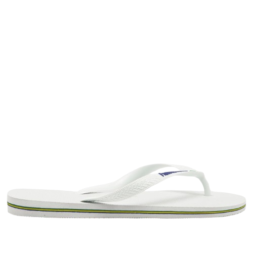 Havaianas Brasil Logo in White