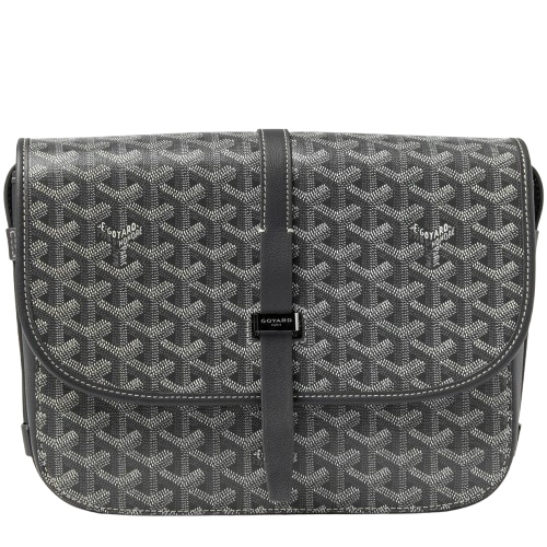 Goyard Goyardine Belvedere II MM Messenger Bag in Grey