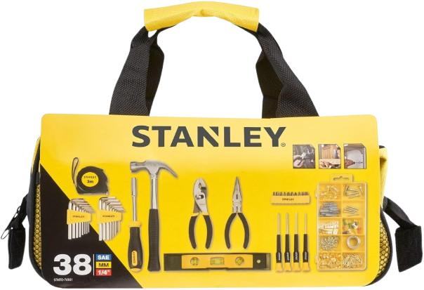 Stanley 38-Piece Mixed Tool Set with Storage Bag