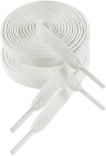 VSUDO 8mm Flat Shoe Laces for Trainers