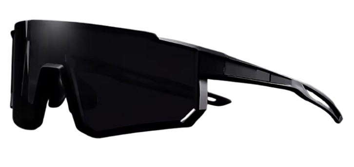 Oversized cycling sunglasses