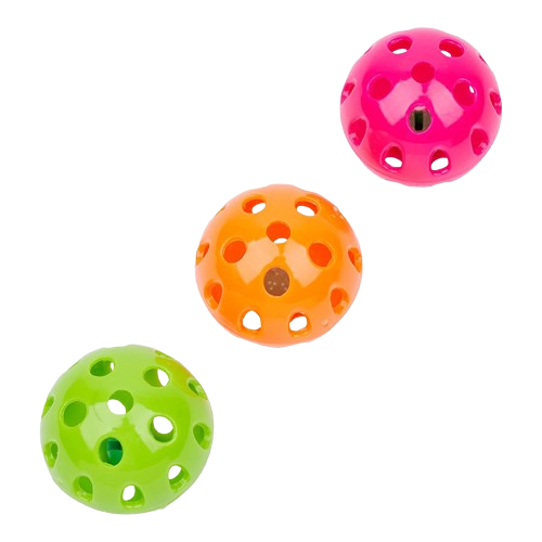 Pets at Home Rattling Catnip Ball and Bell Single Cat Toy