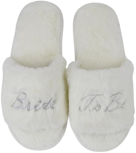 Bride to be - Women Fluffy Faux Fur Slippers