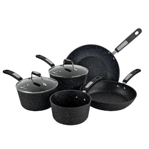 Scoville Neverstick Non-stick Aluminium 5 Piece Pan Set