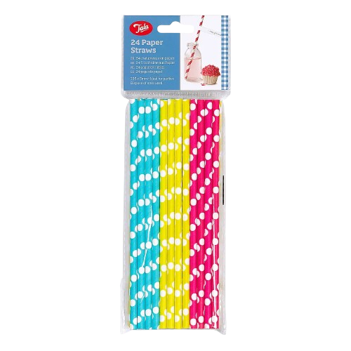 Tala Pack of 24 Paper Straws