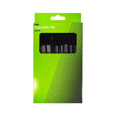 ASDA Ballpoint Pens 10 Pack