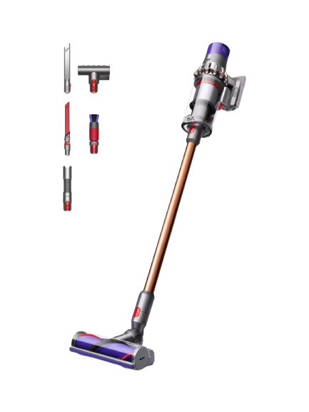Dyson V10 Cyclone Cordless Vacuum Cleaner with Detail Cleaning Kit, Nickel/Copper