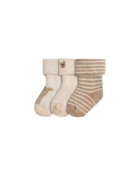 Baby Cotton Bear Socks